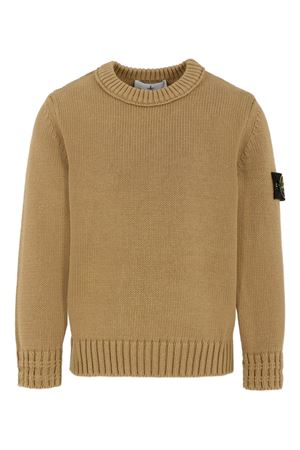 maglione in cotone beige STONE ISLAND KIDS | K2S165100019S01A2V0095